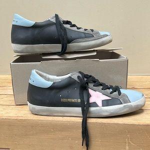 Golden Goose size 41W2. Black leather. Never worn with box